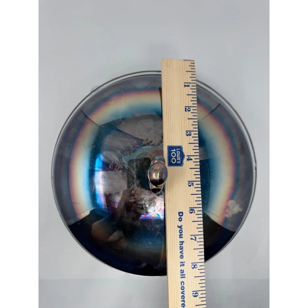 Oneida USA Juilliard Silverplate 2 Quart Round Covered Baker Glass Liner 0993A